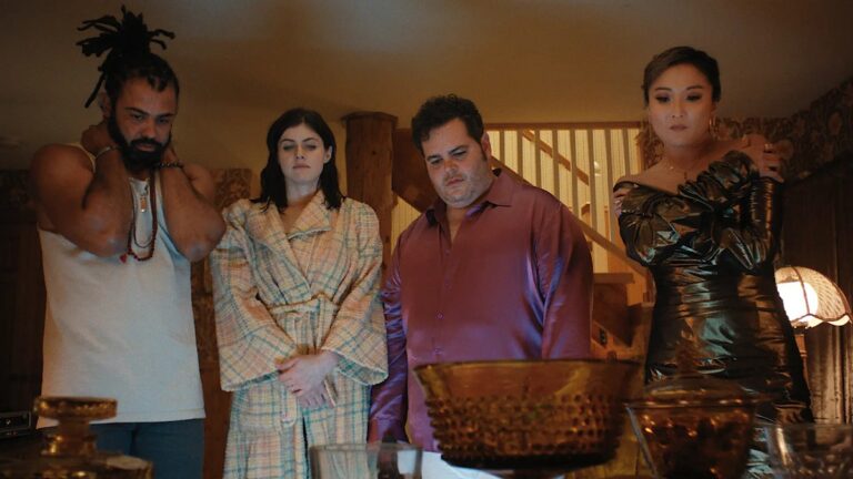 A scene from "A Tree Fell in the Woods"