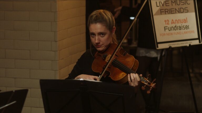 Isabel Hagen in a scene from "On a String"
