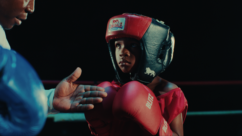 Sikhanyiso Ngwenya in a scene from "Rise"