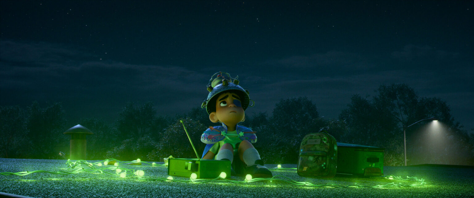 a scene from Pixar's Elio