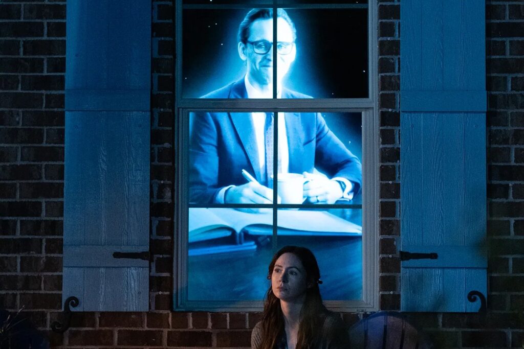 a scene from The Life of Chuck