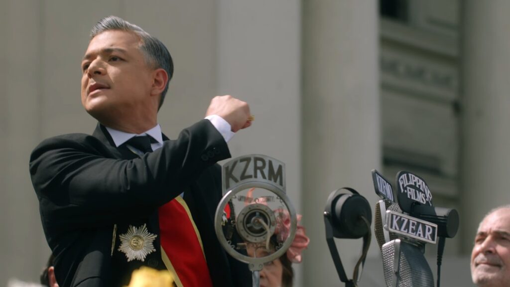 Jericho Rosales in a scene from "Quezon"