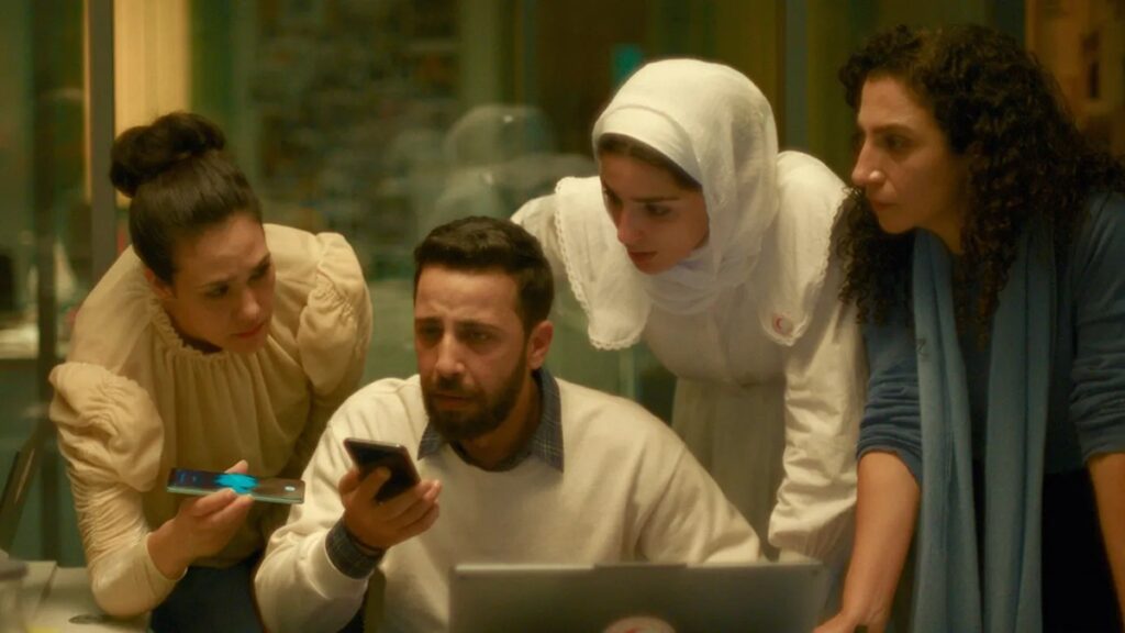 A scene from “The Voice of Hind Rajab”