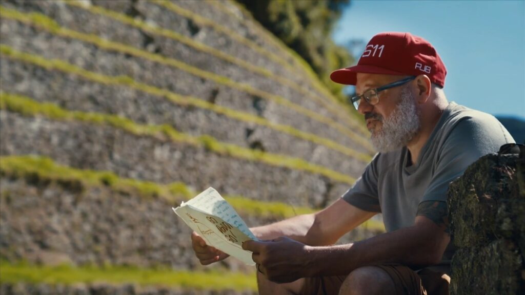 David Cross reads a letter.