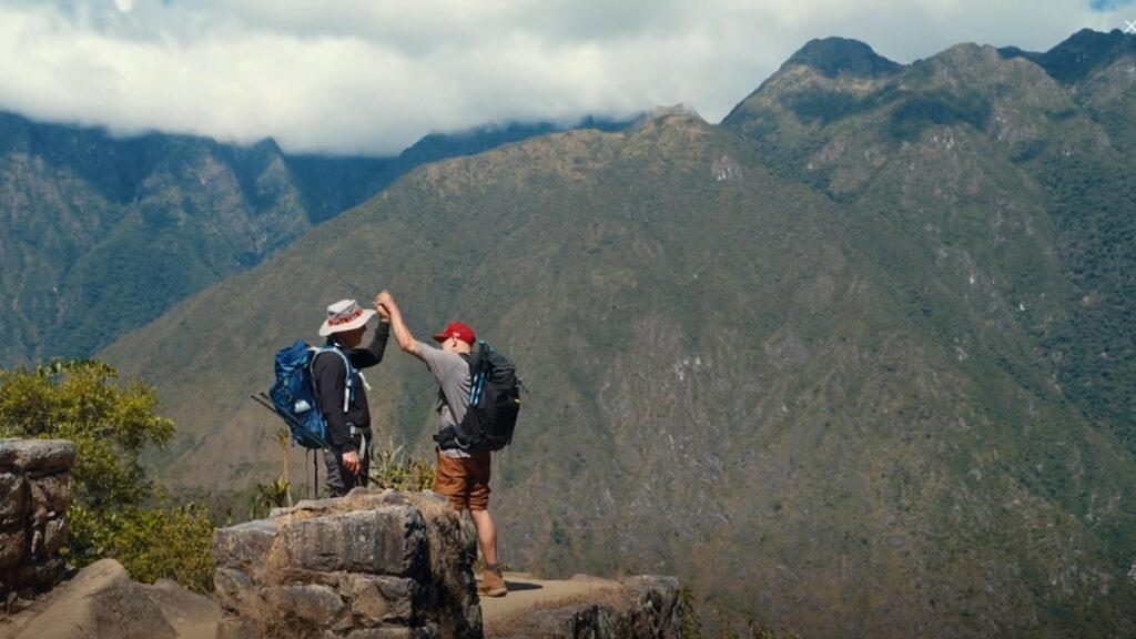 Bob and David successfully complete their hike.