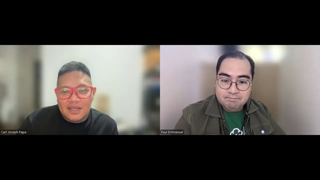 Filmmaker Carl Joseph Papa talks with film critic Paul Emmanuel Enicola about his film, “58th.”