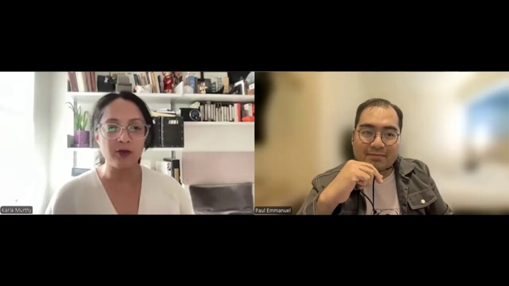 Filmmaker Karla Murthy talks with film critic Paul Emmanuel Enicola about her film, "The Gas Station Attendant"