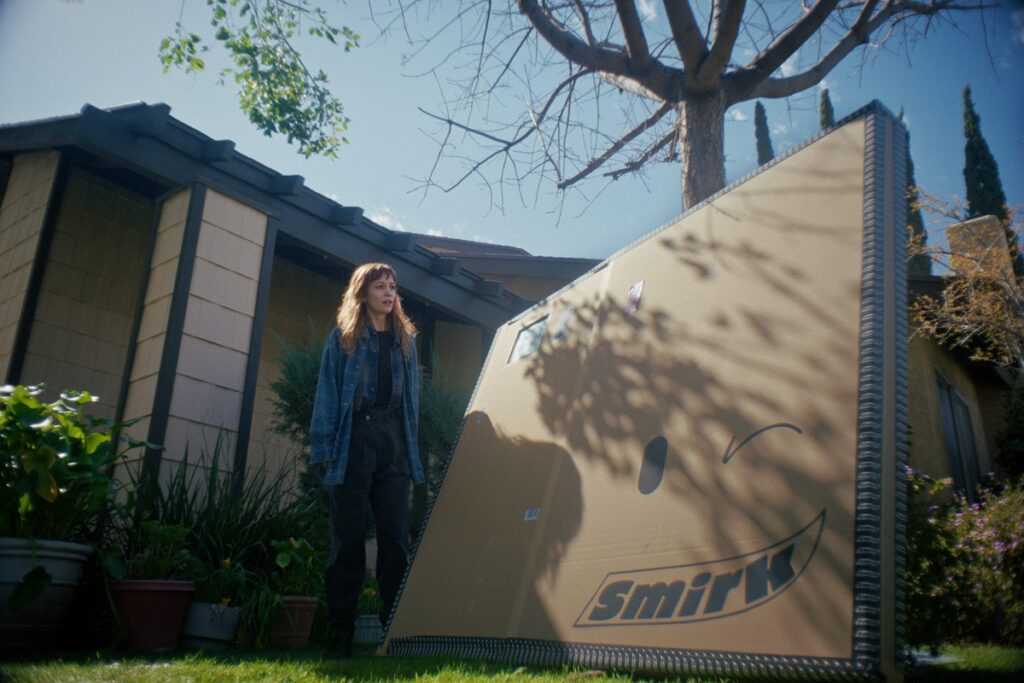 Britt Lower in a scene from “Sender.”