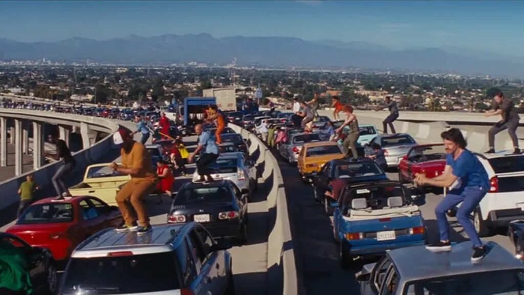 The opening scene from “La La Land."