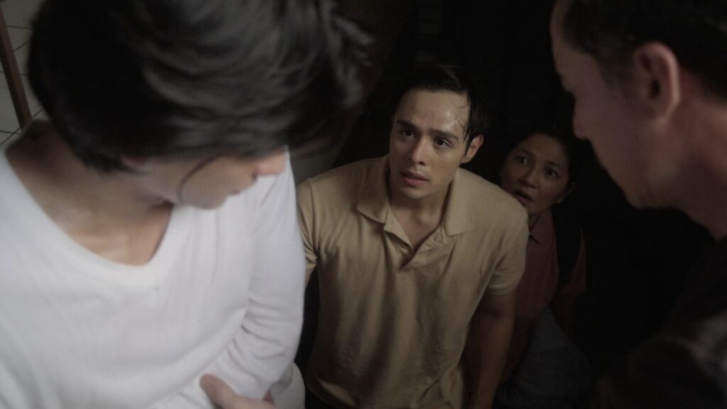 A scene from "Tayo Lang Ang Nakakaalam" ('Only Known to Us').