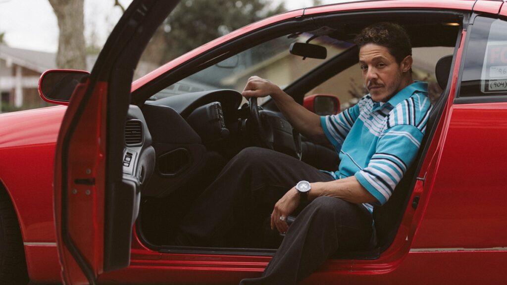 Theo Rossi in a scene from "Bruton."